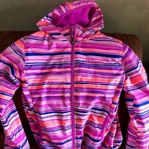 Girls Columbia Omni-Wick windbreaker/rain jacket